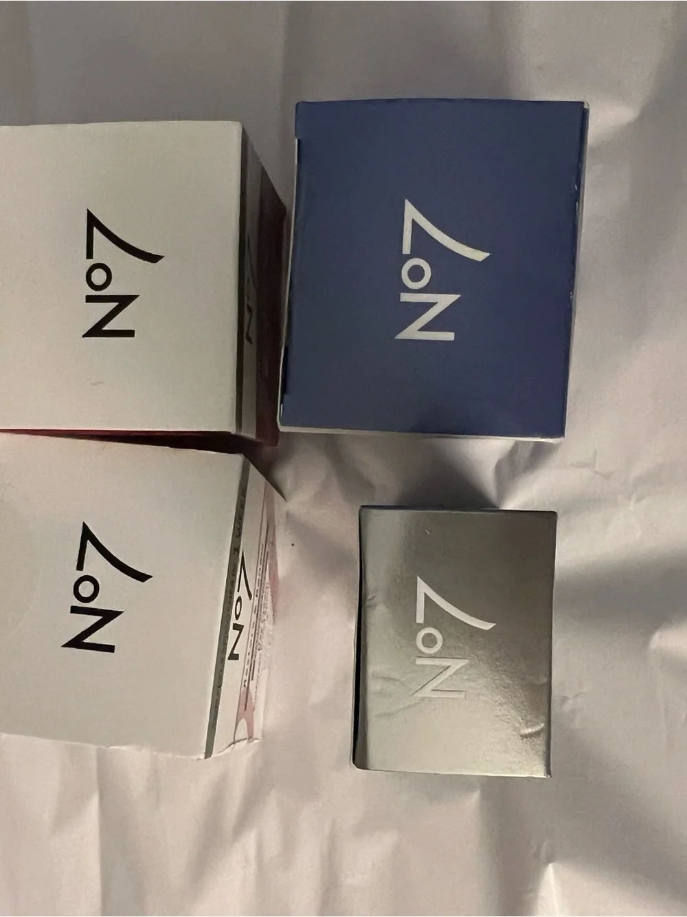 No. 7 skin care bundle (4 products) Brand new in boxes